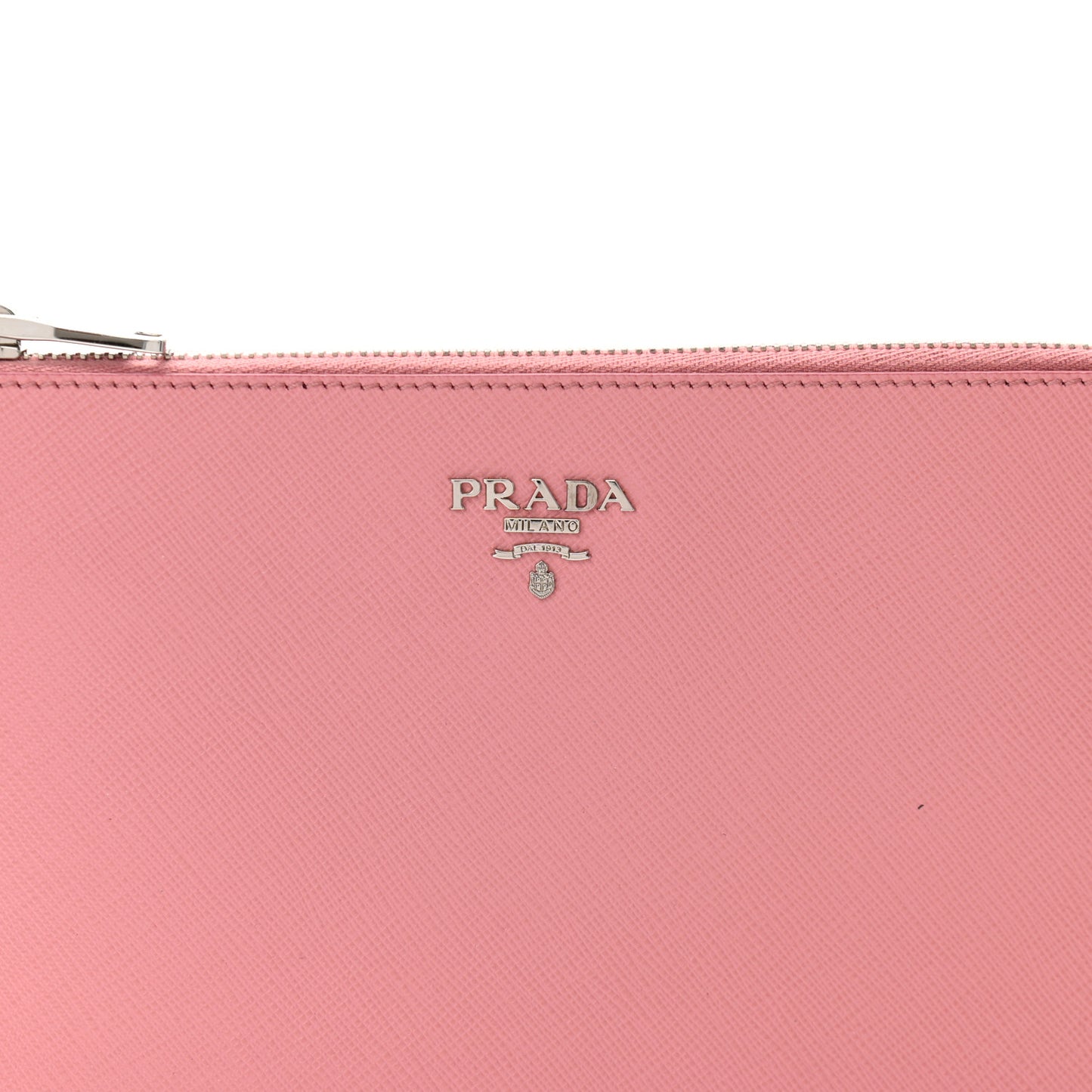 Saffiano Flat Zip Wristlet Petalo