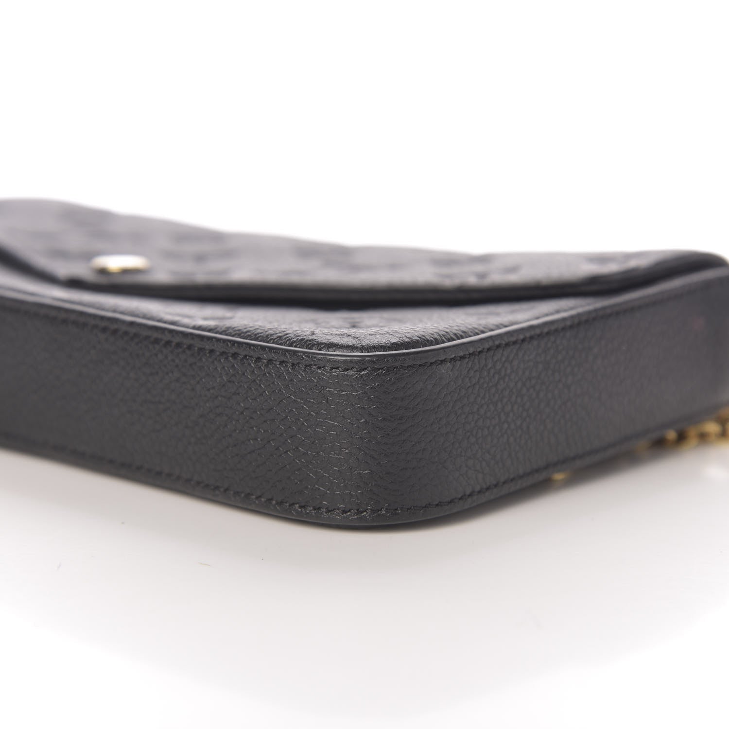 Louis Vuitton Empreinte Pochette Felicie Chain Wallet Black 9 of 11