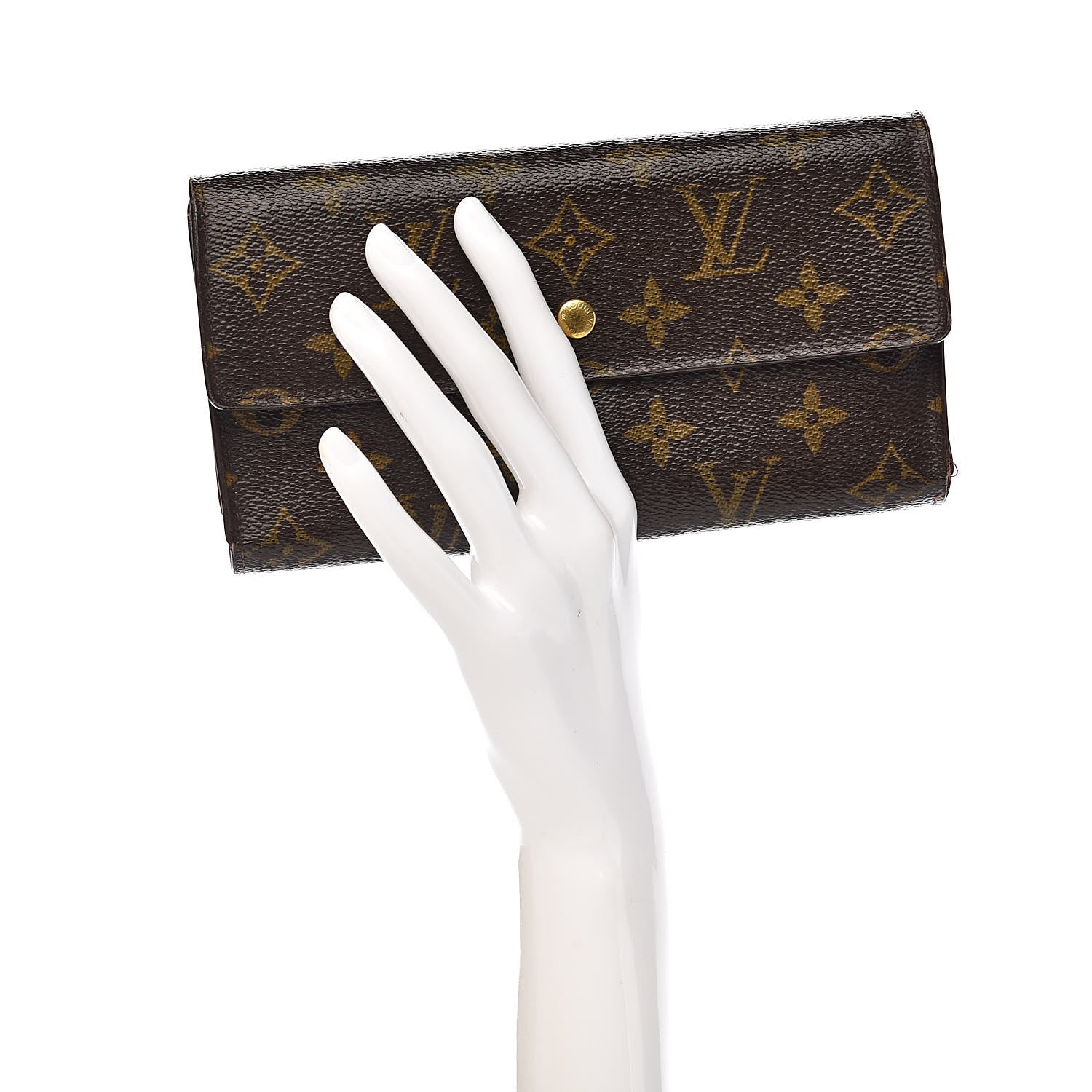 Louis Vuitton Monogram Porte Tresor International Wallet 2 of 14