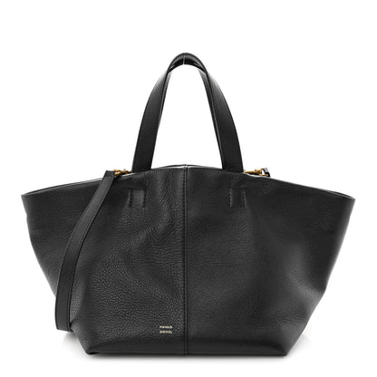 Mansur Gavriel Calfskin Tulipano Bag Black 1 of 10