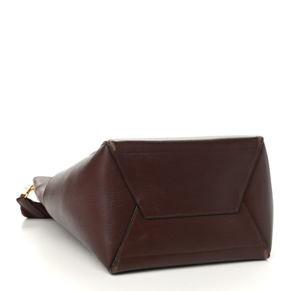 Celine Supersoft Calfskin Sangle Bucket Bag Burgundy 4 of 16