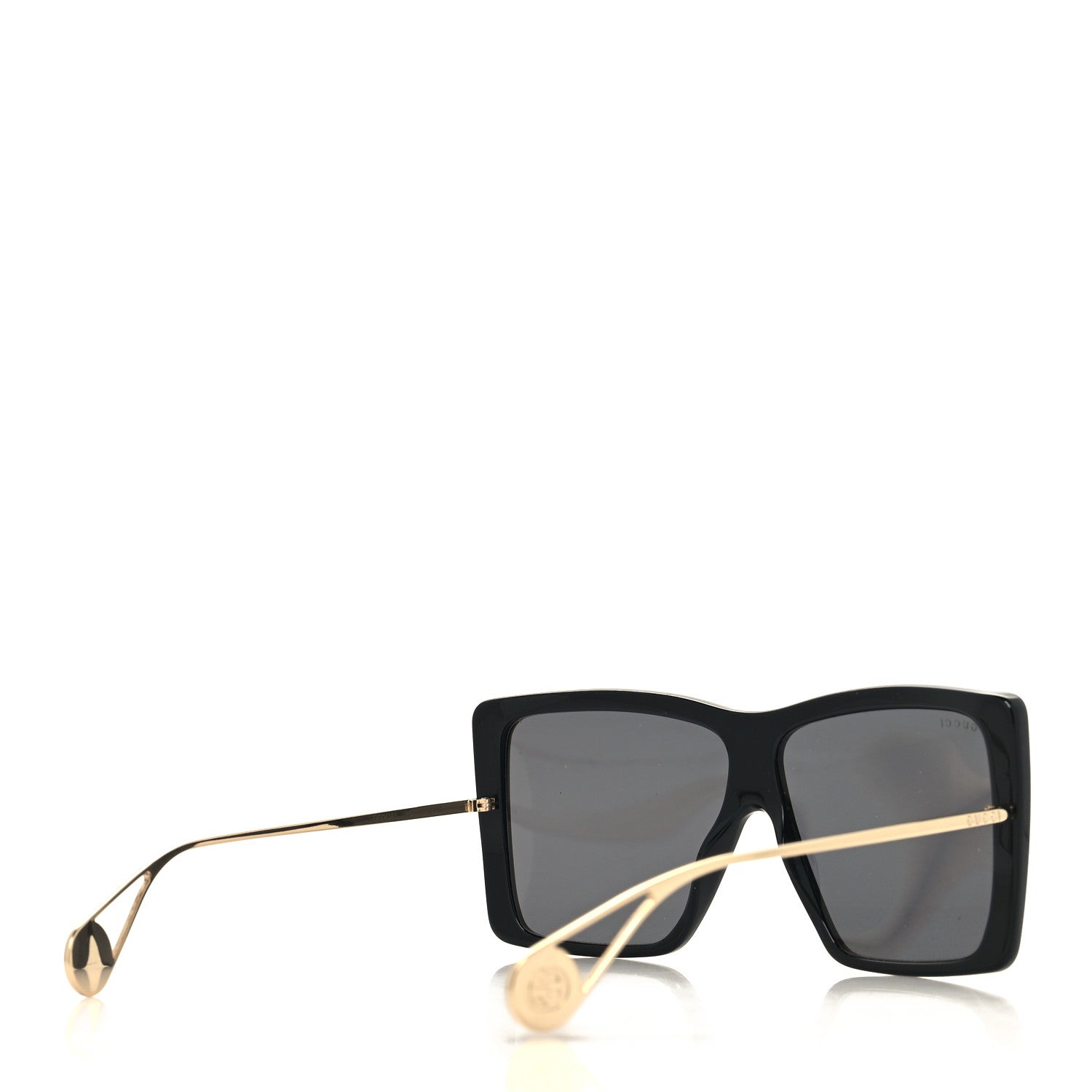 Gucci Acetate Oversize Square Frame GG0434S Sunglasses Black 4 of 8