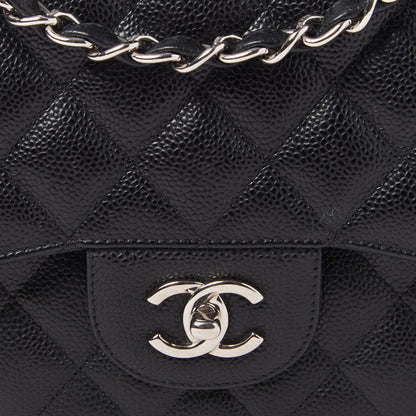 Chanel Caviar Quilted Jumbo Double Flap Black 8 of 10