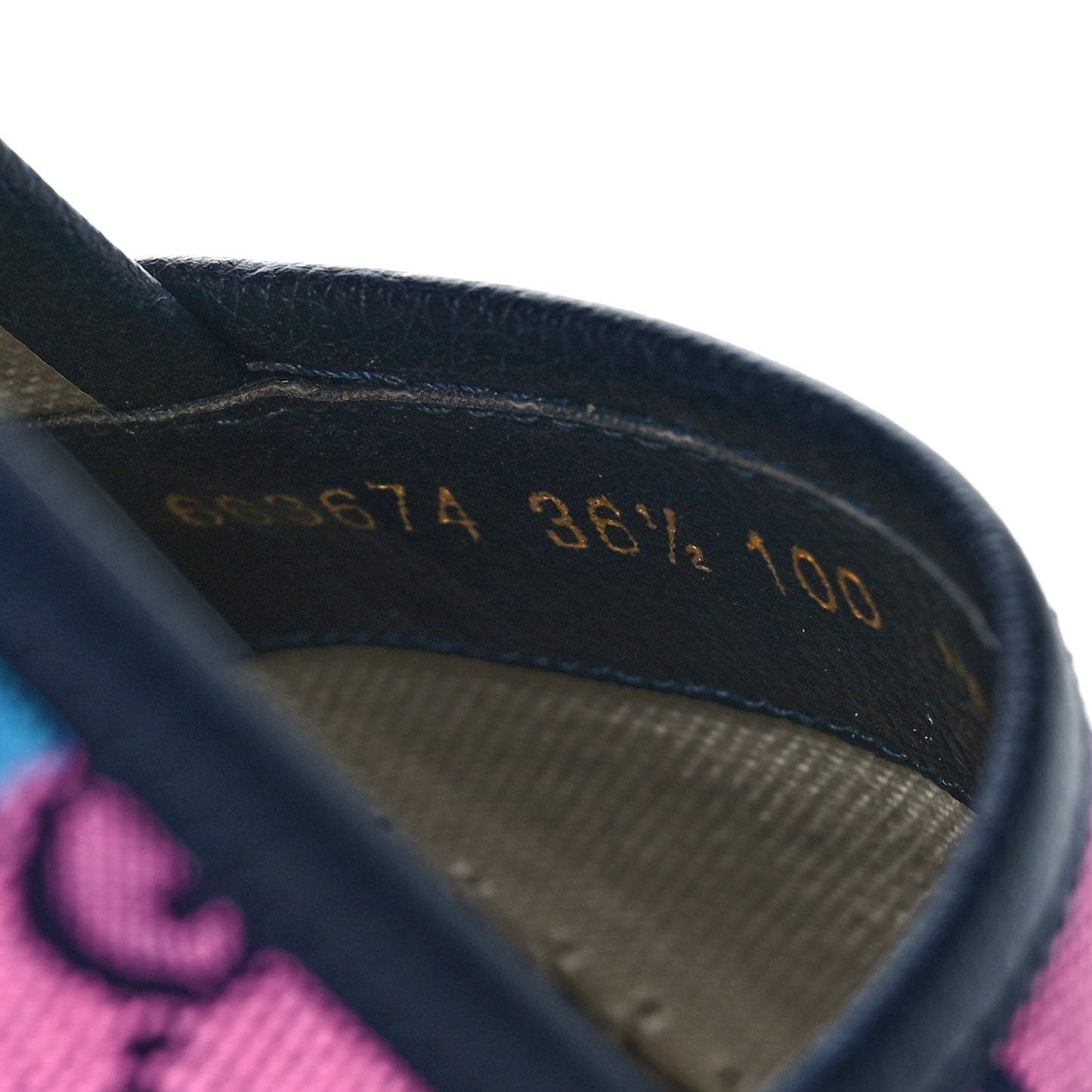 Monogram Multicolor Womens Espadrilles 36.5 Blue Rainbow Blue