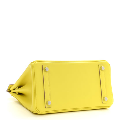 Hermes Swift Birkin 25 Lime 4 of 10
