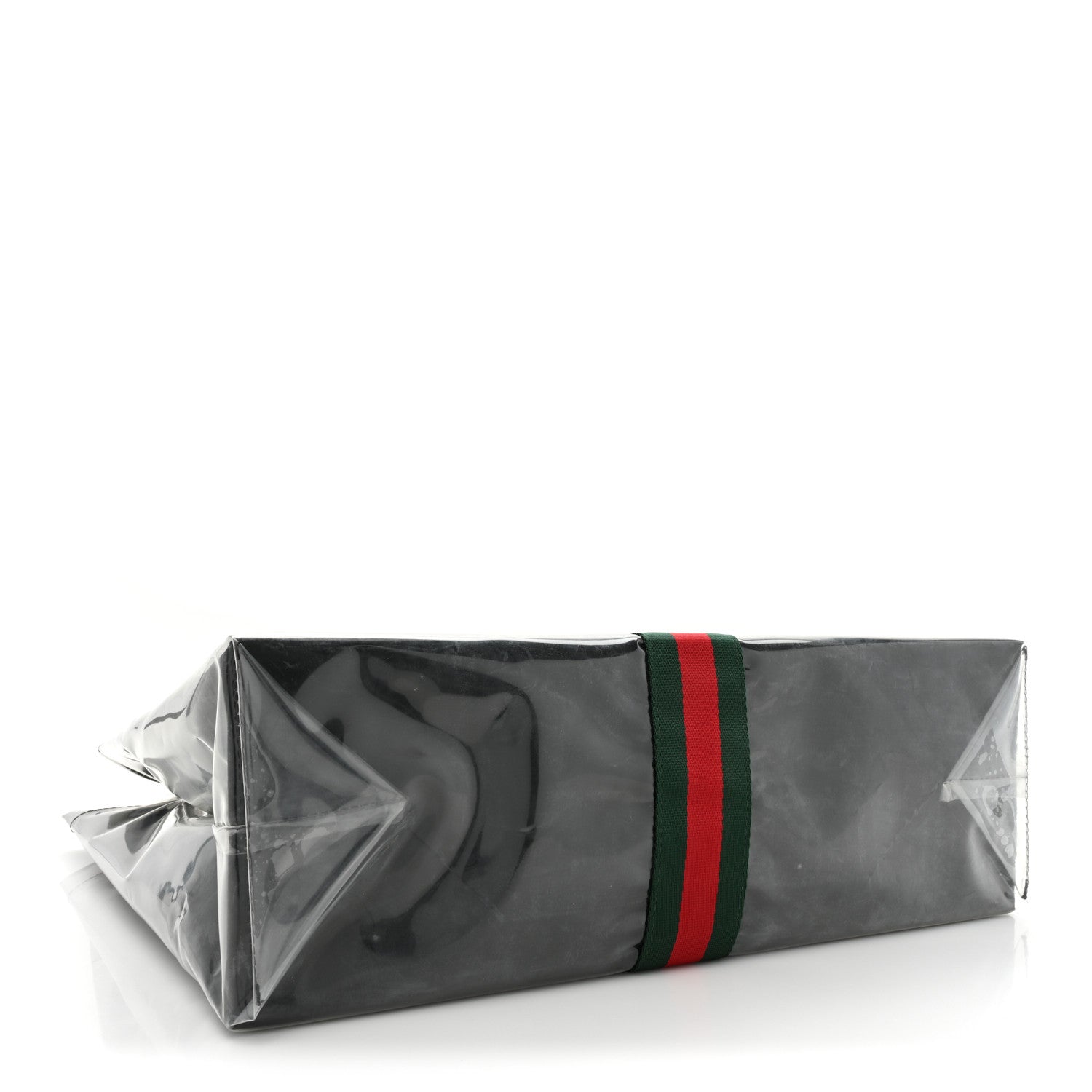 Gucci X Comme de Garçons Paper Plastic Web Shopper Tote Black 4 of 9