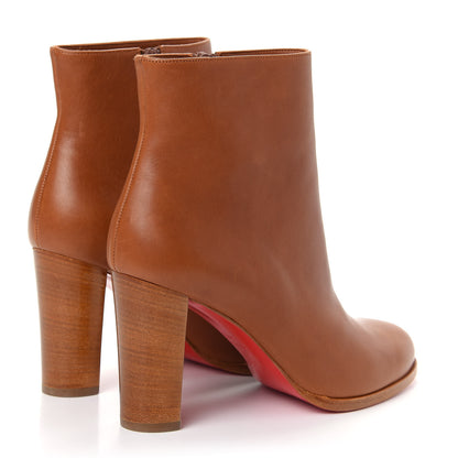 Christian Louboutin Calfskin Adox 85 Ankle Boots 39.5 Caramel 4 of 10