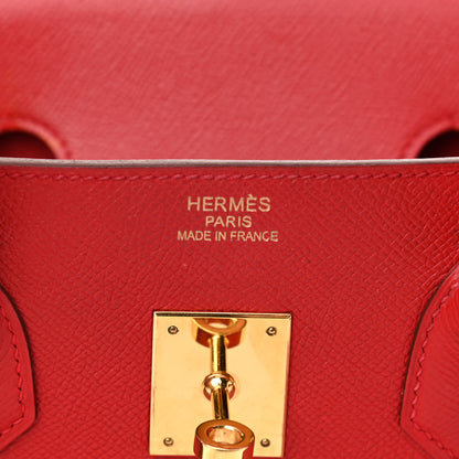 Hermes Epsom Birkin 35 Rouge Casaque 10 of 29