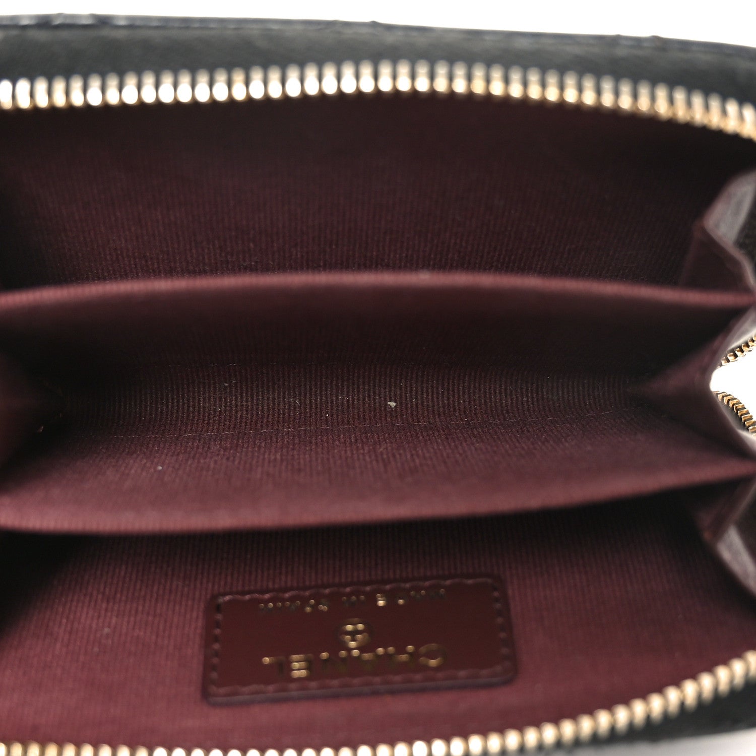 Chanel Caviar Quilted Zip Coin Purse Black 5 of 8