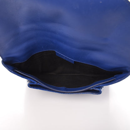 Givenchy Calfskin Dot Embossed Antigona Envelope Clutch Blue 5 of 7