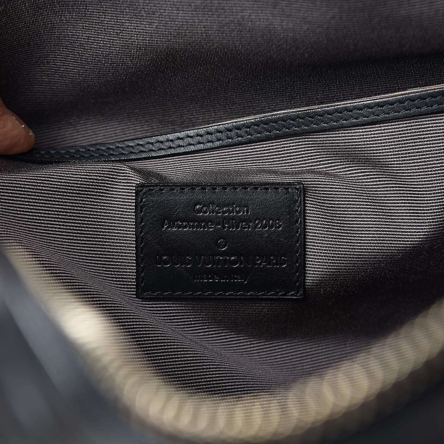 Louis Vuitton Calfskin Embossed Speedy Cube 30 Black 7 of 12