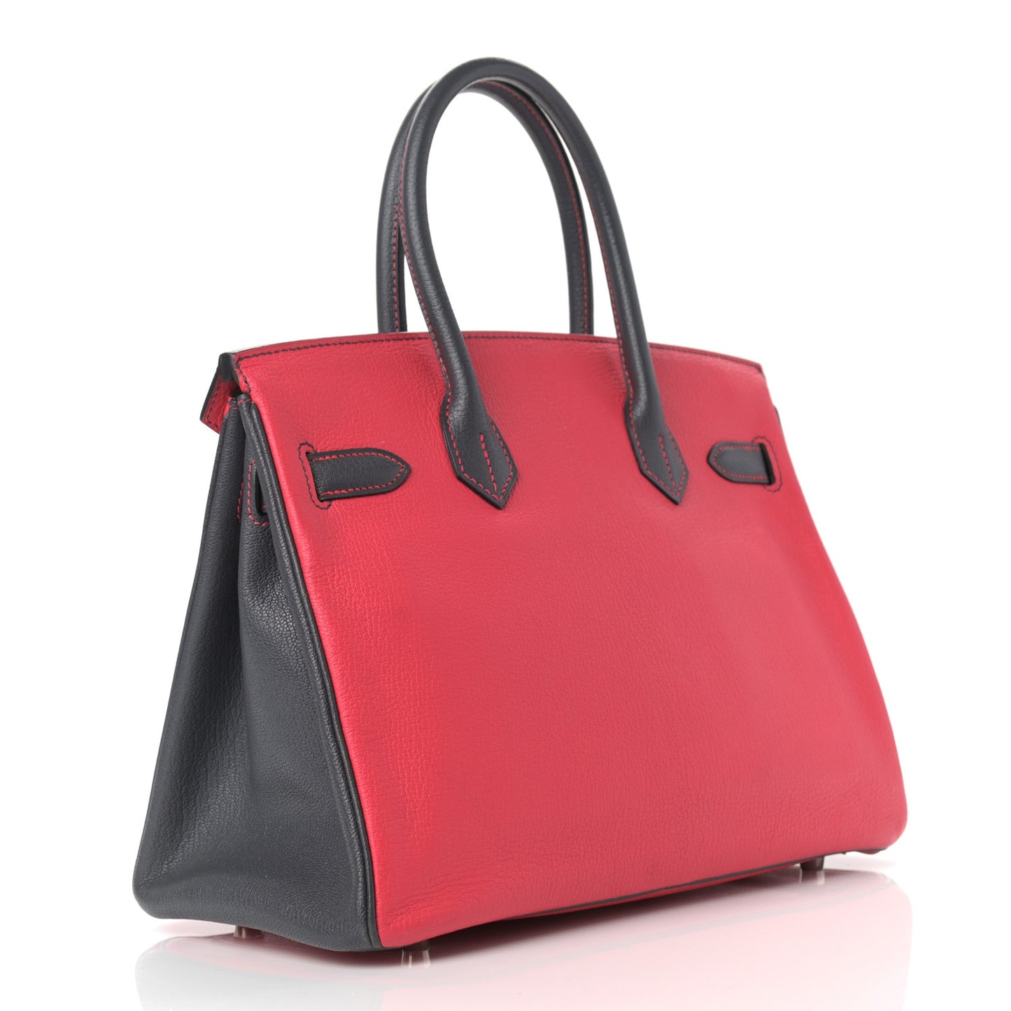 Chevre Mysore Horseshoe Birkin 30 Bougainvillea Ardoise