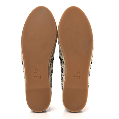 Christian Dior Embroidered Mille Fleurs Granville Espadrille 37 Multicolor 5 of 8
