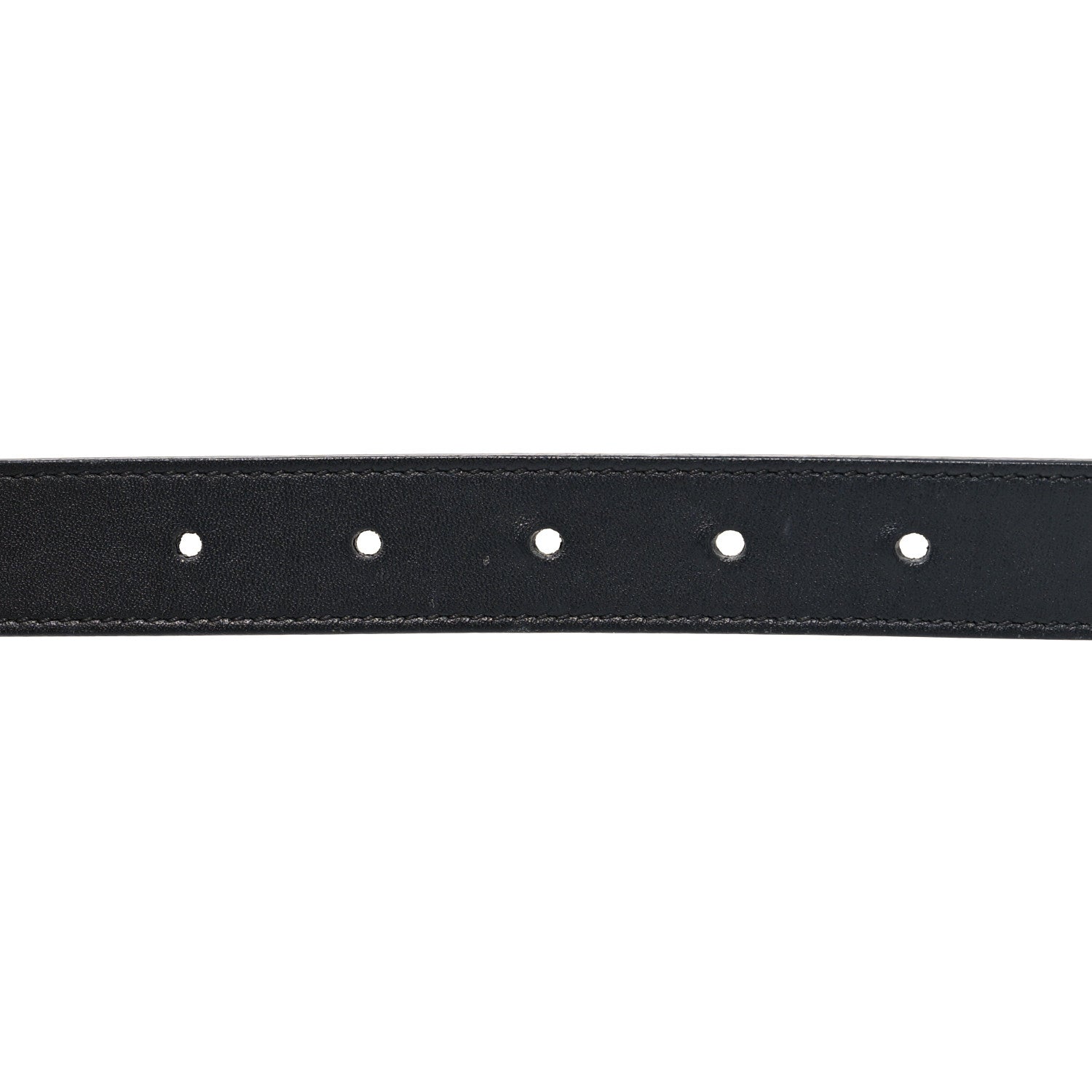 Gucci Moon Calfskin Torchon Double G 25mm Belt 75 30 Black 4 of 5