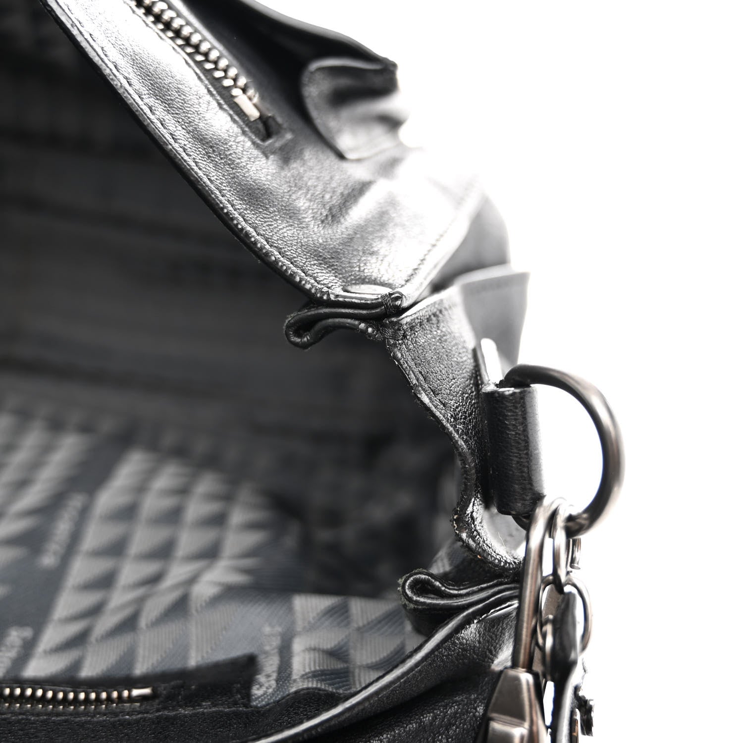 Proenza Schouler Lambskin PS1 Large Satchel Black 10 of 13
