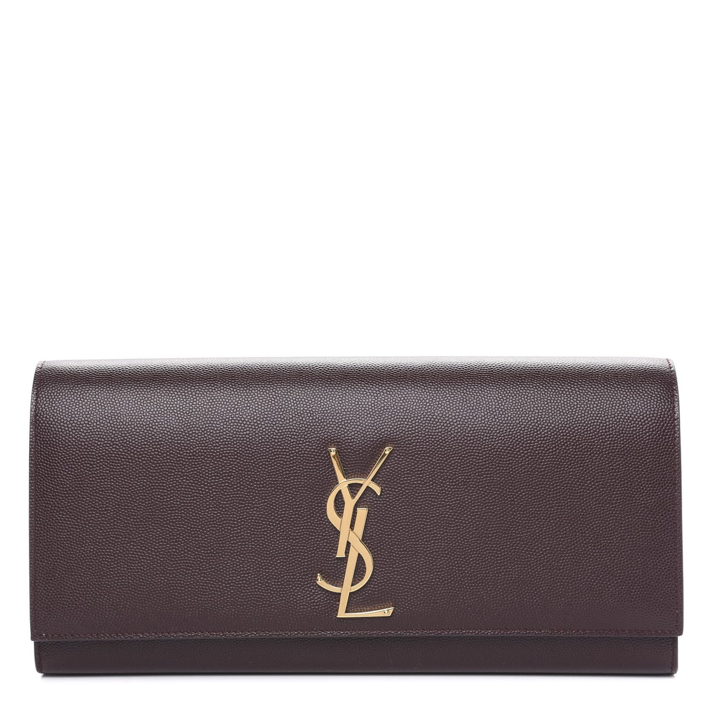 Grain De Poudre Classic Monogram Cassandre Clutch Amaranto