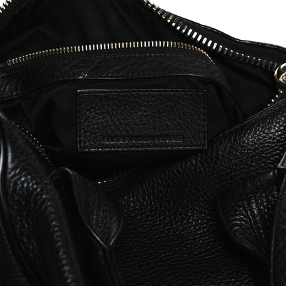 Alexander Wang Pebbled Lambskin Rocco Black Pale Gold Hardware 6 of 10