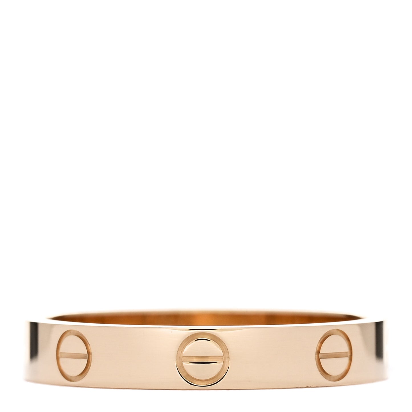18K Yellow Gold 3.5mm LOVE Wedding Band Ring 57 8