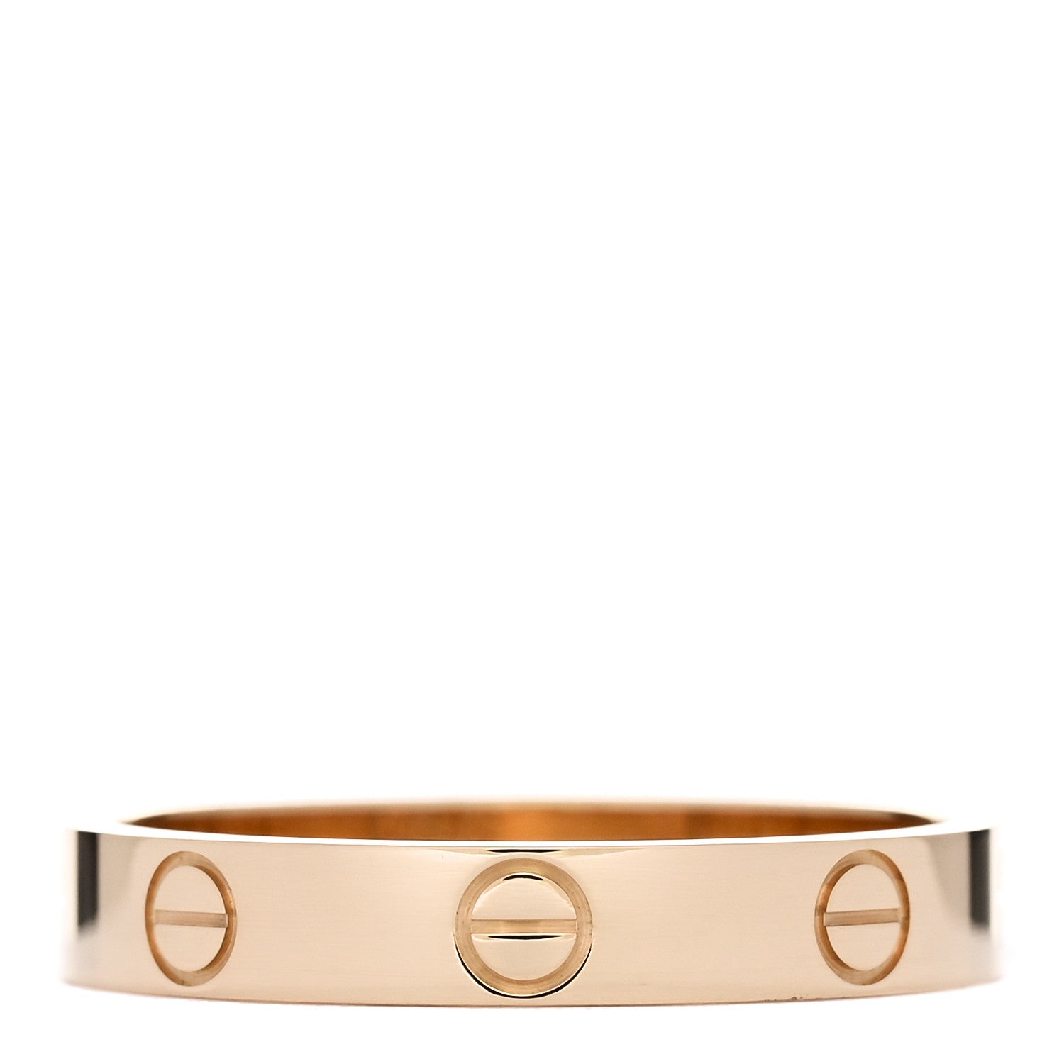 Cartier 18K Yellow Gold 3.5mm LOVE Wedding Band Ring 57 8 3 of 5