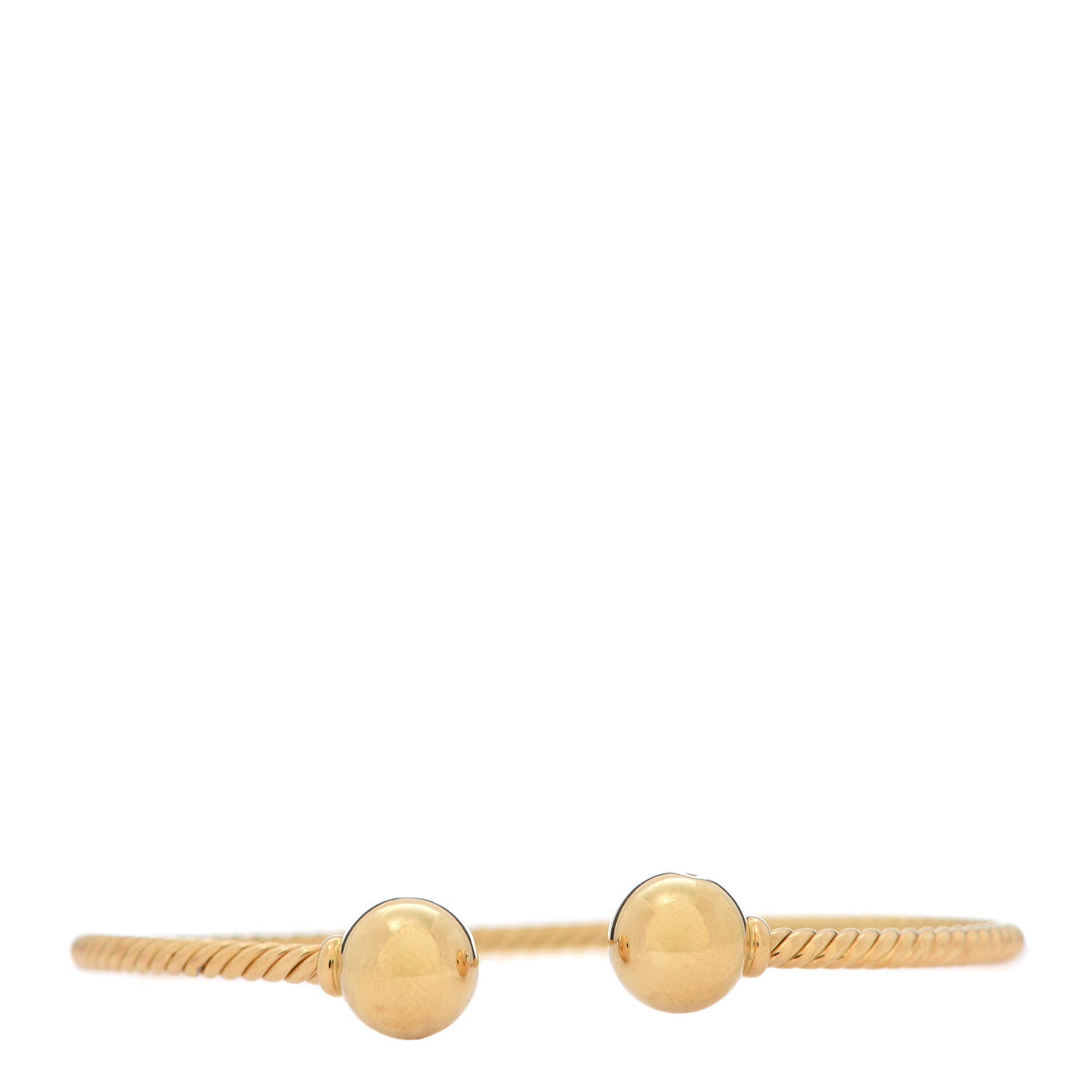 David Yurman 18K Yellow Gold 8.5mm Solari Bracelet 1 of 4