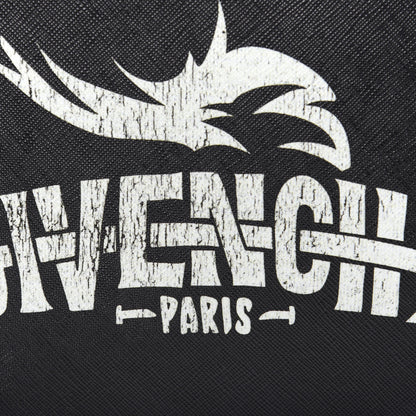 Givenchy Coated Canvas Medium Print Zip Pouch Black 7 of 7