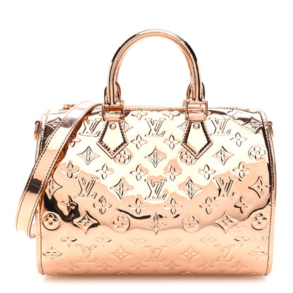 Louis Vuitton Monogram Miroir Speedy Bandouliere 25 Copper 1 of 9
