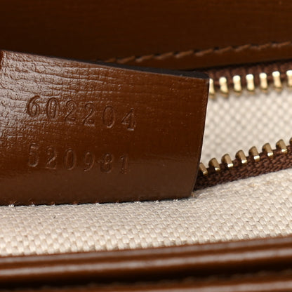 Gucci GG Supreme Monogram Geometric Horsebit 1955 Shoulder Bag Beige Multicolor Brown Sugar 7 of 11