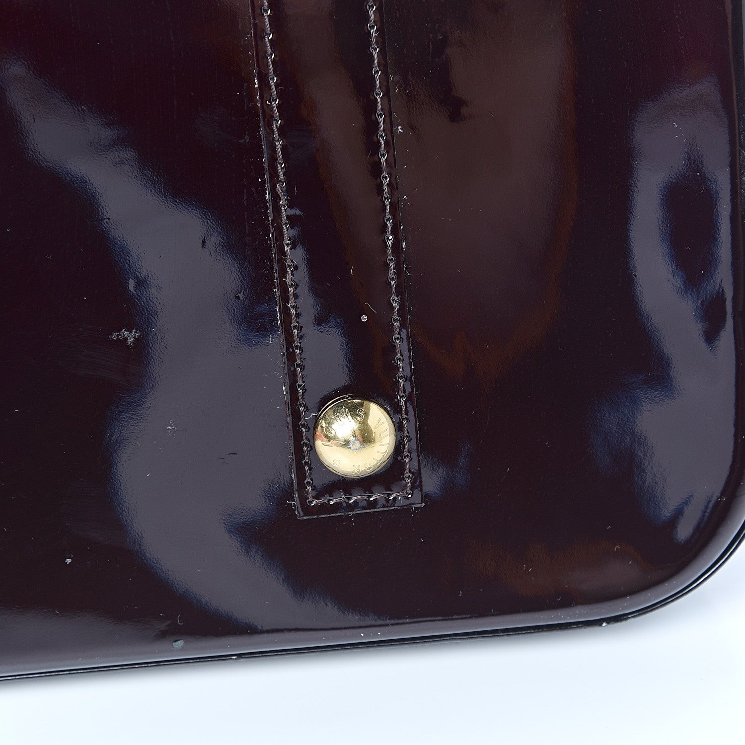 Louis Vuitton Vernis Alma GM Amarante 13 of 19