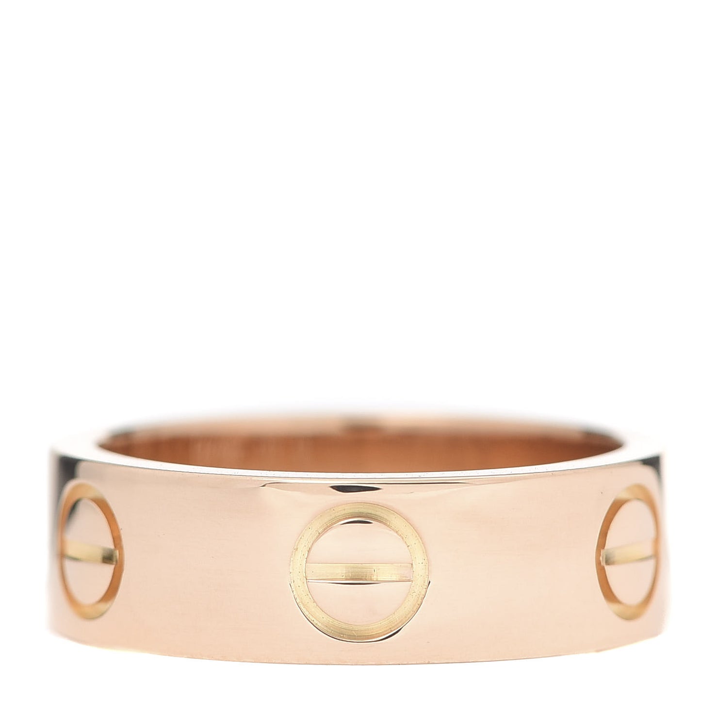 18K Pink Gold 5.5mm LOVE Ring 49 4.75