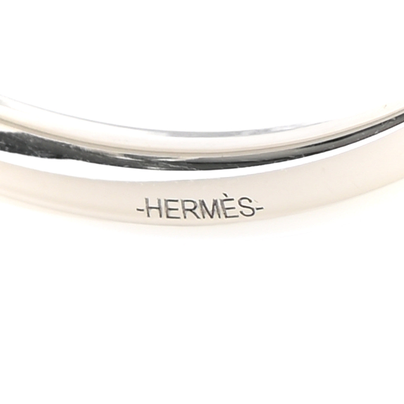 Hermes Stainless Steel Fer a Cheval Key Ring 3 of 4