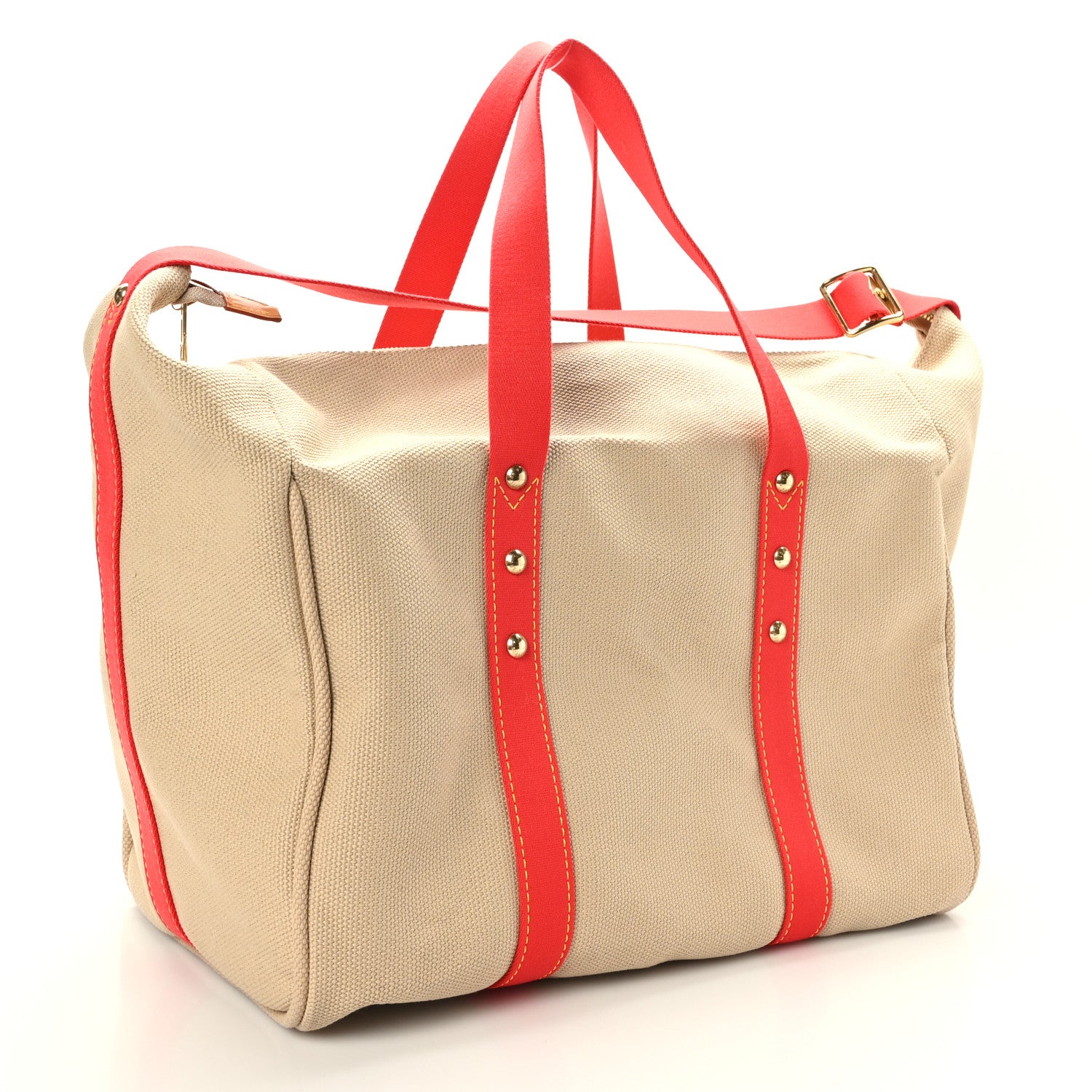 Louis Vuitton Toile Antigua Sac Weekend Beige 3 of 9