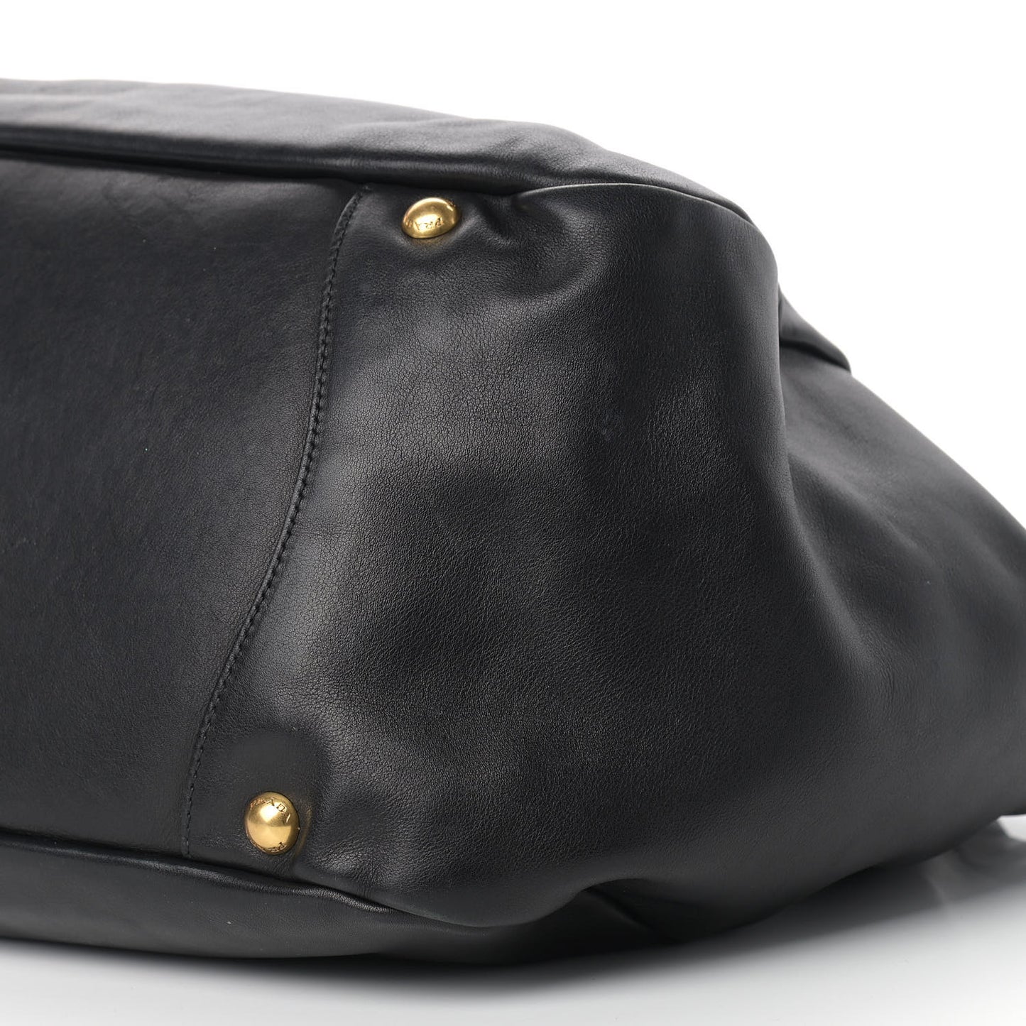 Soft Calf Chain Tote Black