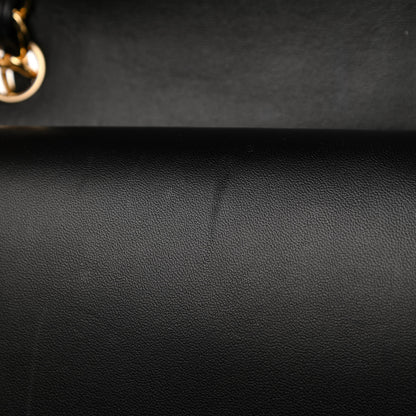 Chanel Lambskin Quilted Jumbo Double Flap Black 11 of 14