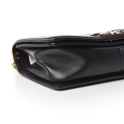 Chanel Lambskin Quilted Medium Boy Flap Black 8 of 9