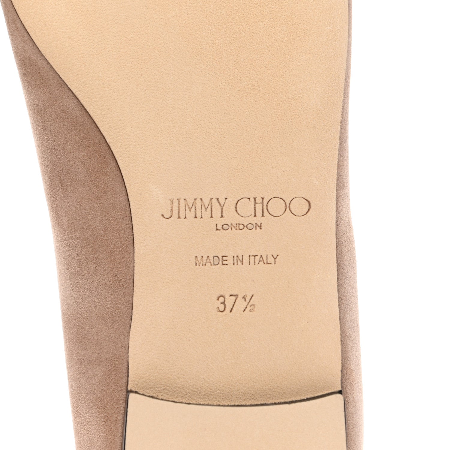Jimmy Choo Suede Romy Flats 37.5 Ballet Pink 6 of 8