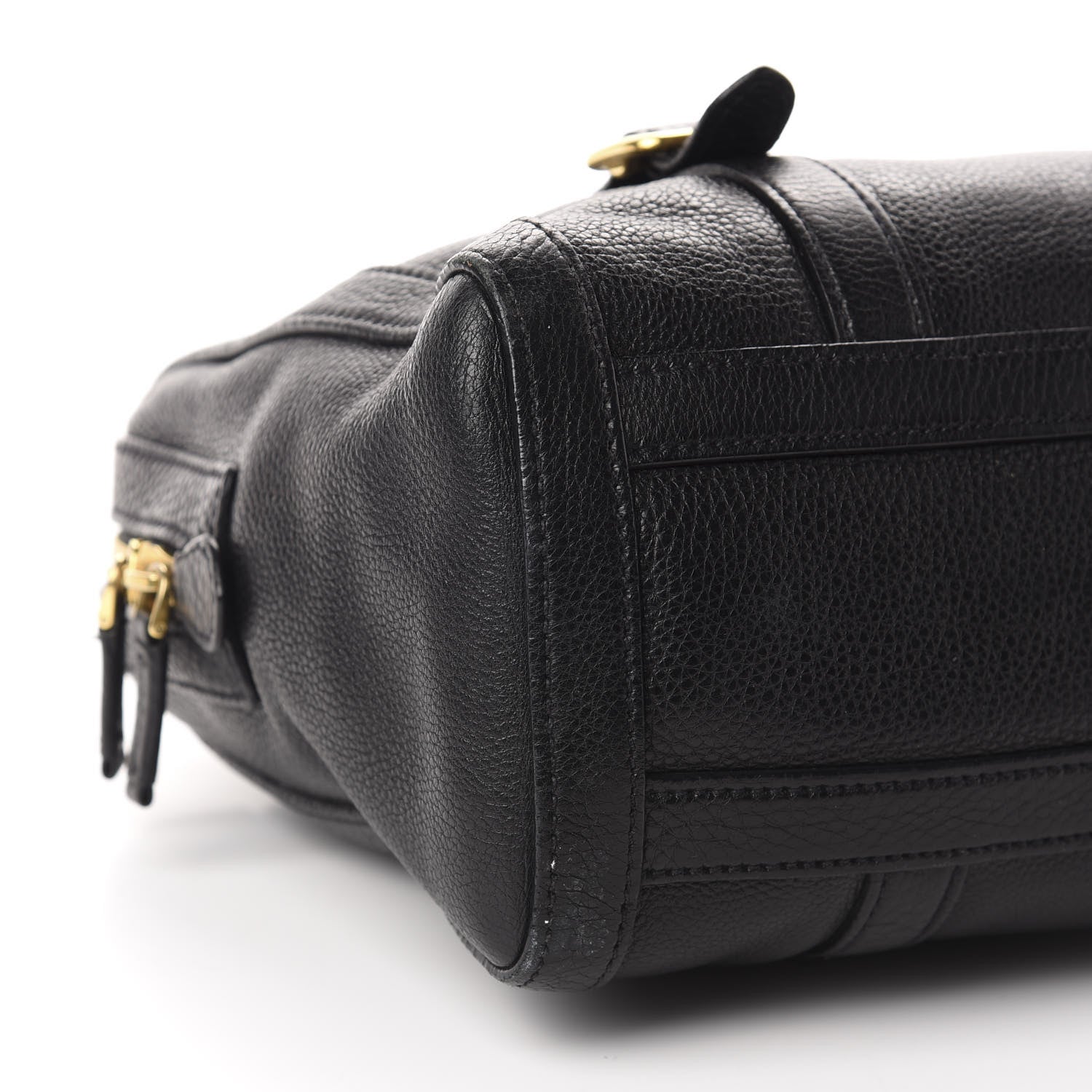 Prada Vitello Daino Satchel Black 6 of 16
