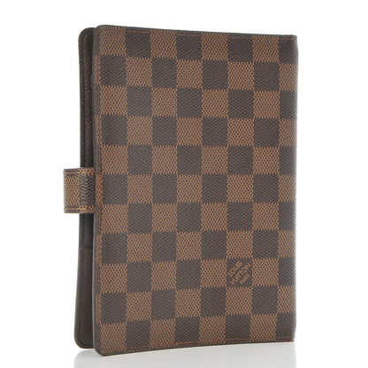 Louis Vuitton Damier Ebene Medium Ring Agenda Cover 3 of 7