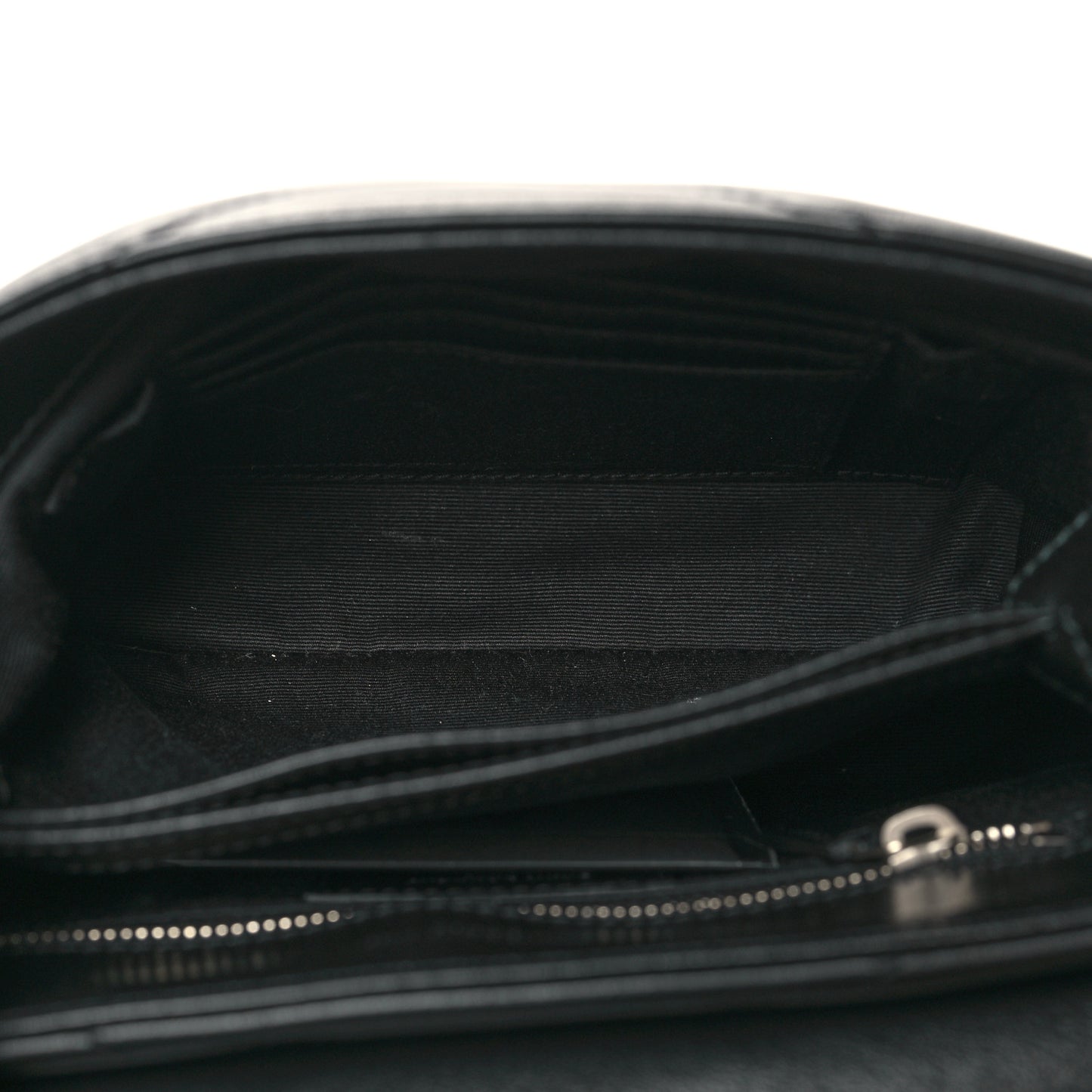 Calfskin Y Quilted Monogram Toy Loulou Crossbody Bag Black