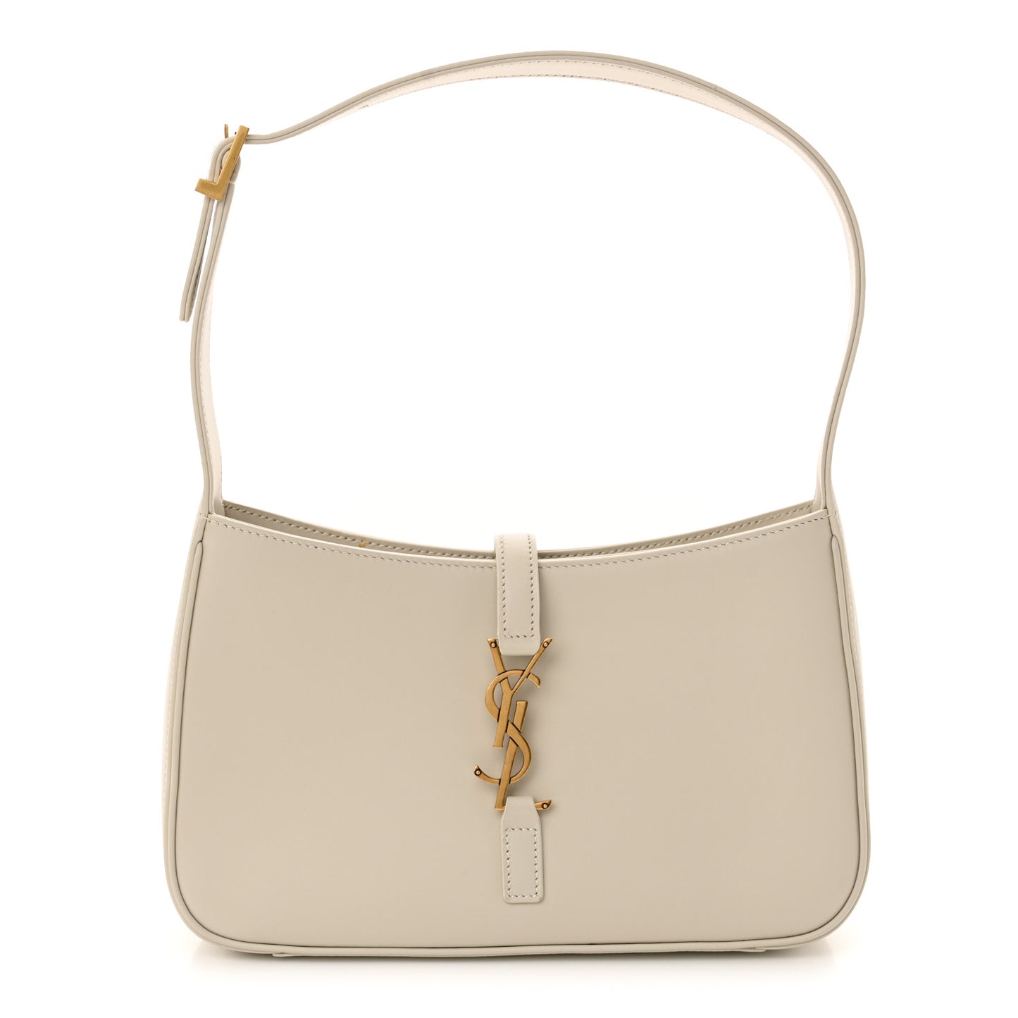Smooth Calfskin Le 5 A 7 Hobo Blanc Vintage