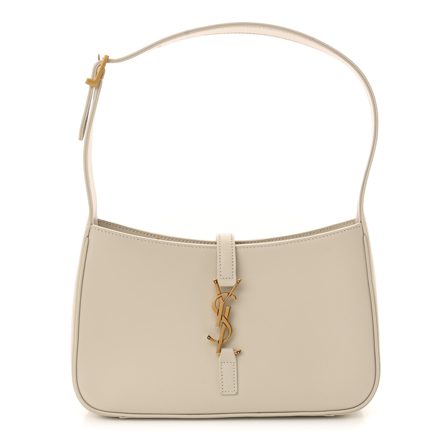 Saint Laurent Smooth Calfskin Le 5 A 7 Hobo Blanc Vintage 1 of 10