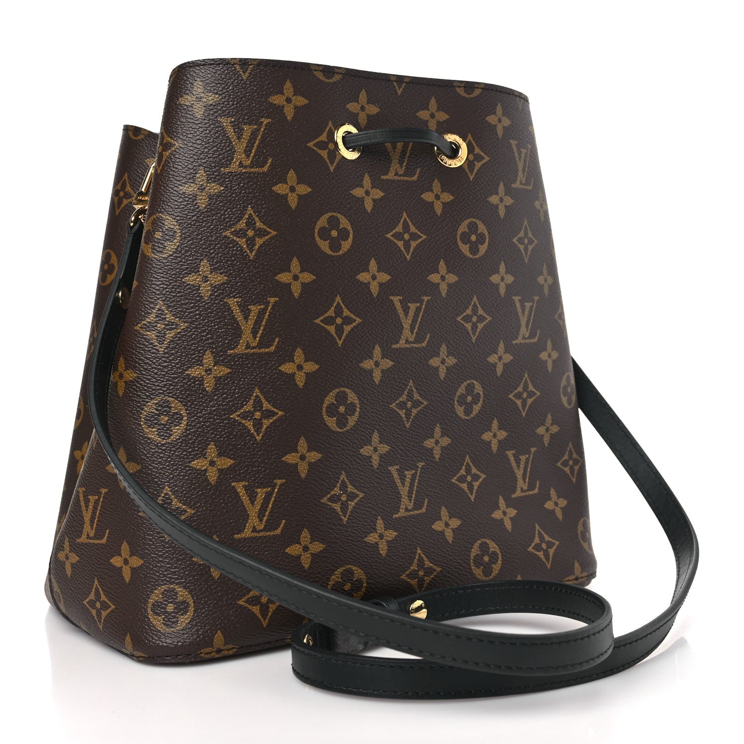 Louis Vuitton LOUIS VUITTON Monogram Neonoe MM Black 3 of 8