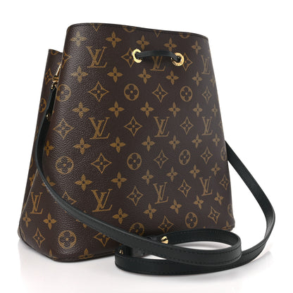 Louis Vuitton LOUIS VUITTON Monogram Neonoe MM Black 3 of 8