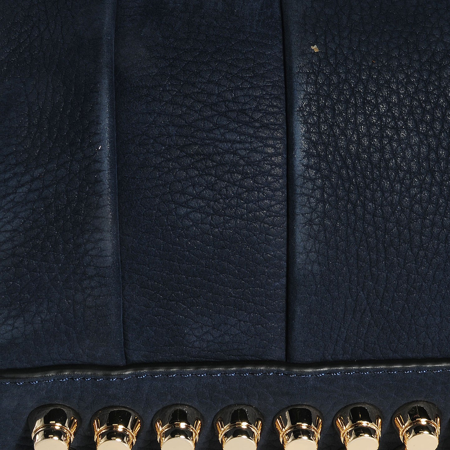 Pebbled Leather Rockie Navy