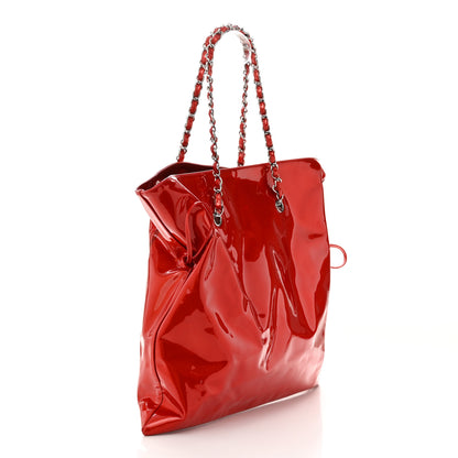 Chanel Patent Crystal Strass Bonbons Tote Red 3 of 16