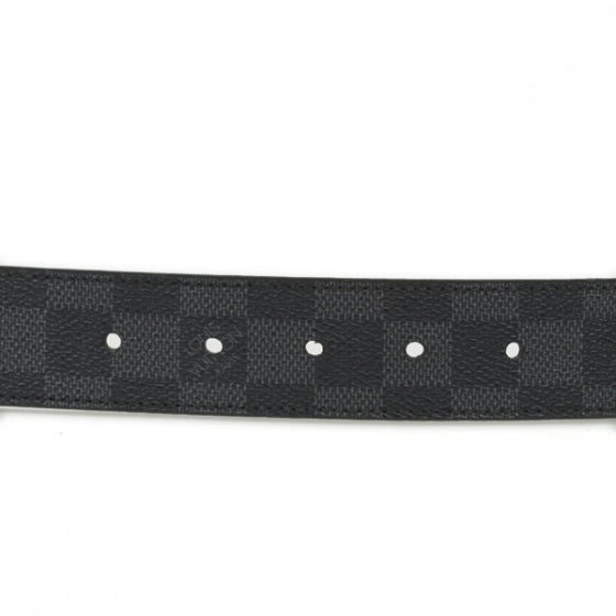 Louis Vuitton Damier Graphite Inventeur Reversible Belt 100 40 5 of 7