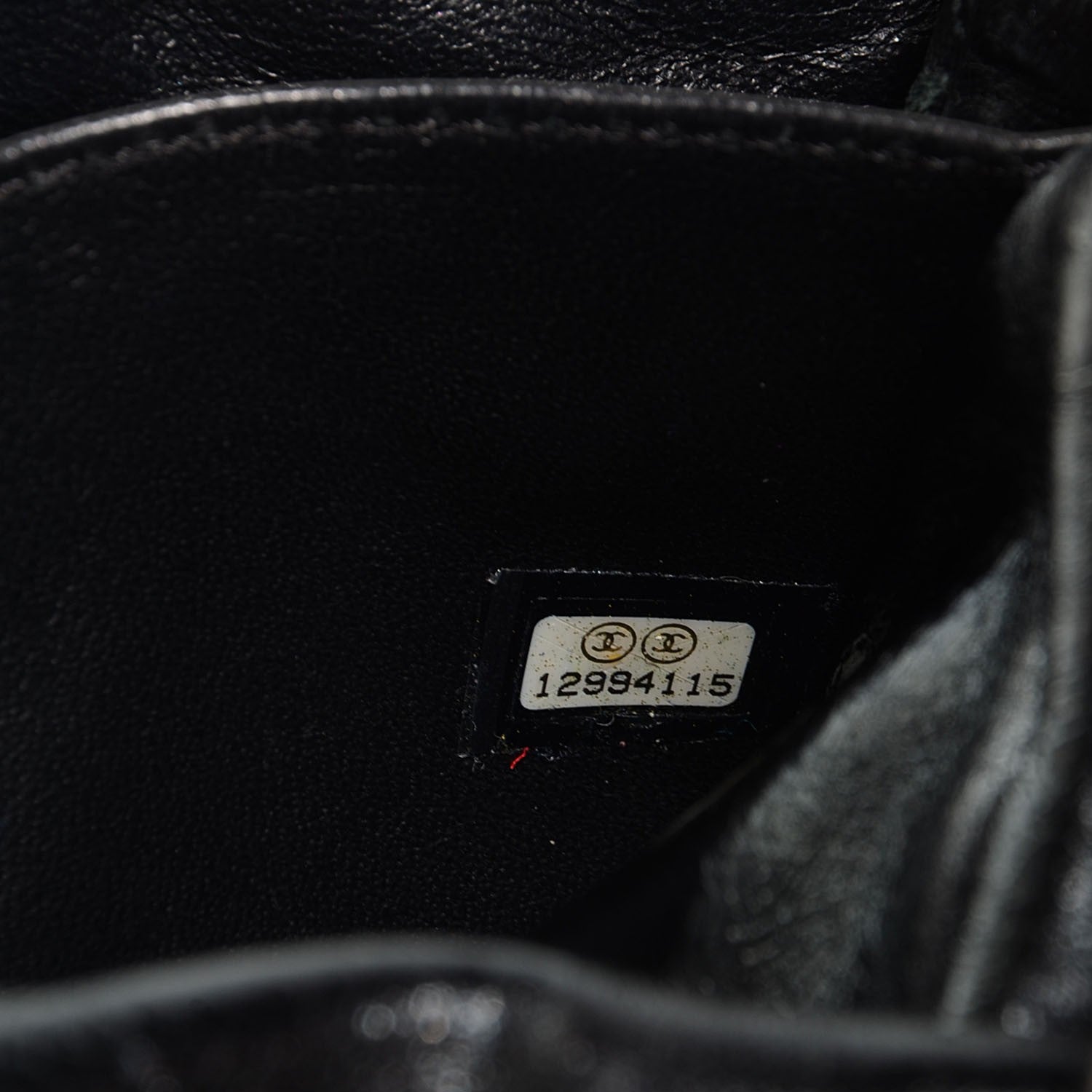 Chanel Glazed Calfskin 2.55 Reissue Flap Belt Bag Clutch Black 6 of 6
