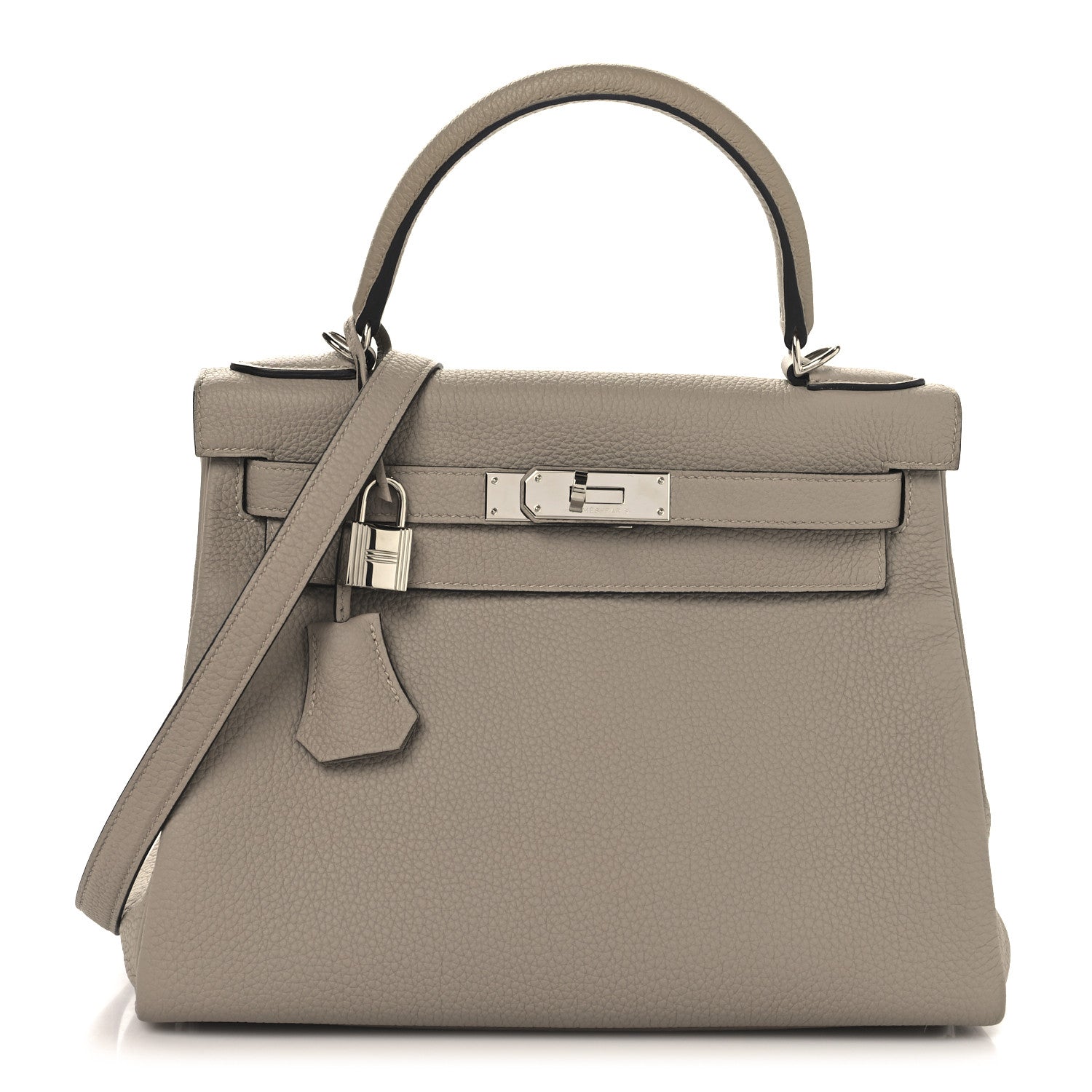 Hermes Togo Kelly Retourne 28 Gris Tourterelle 1 of 13