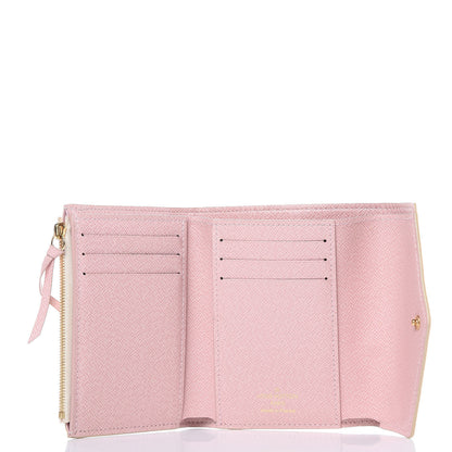 Louis Vuitton Damier Azur Victorine Wallet Rose Ballerine 5 of 12