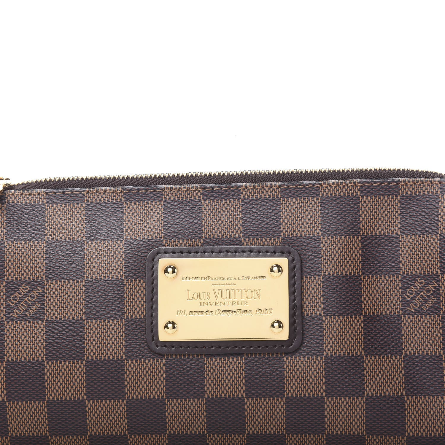 Louis Vuitton Damier Ebene Eva Clutch 10 of 10