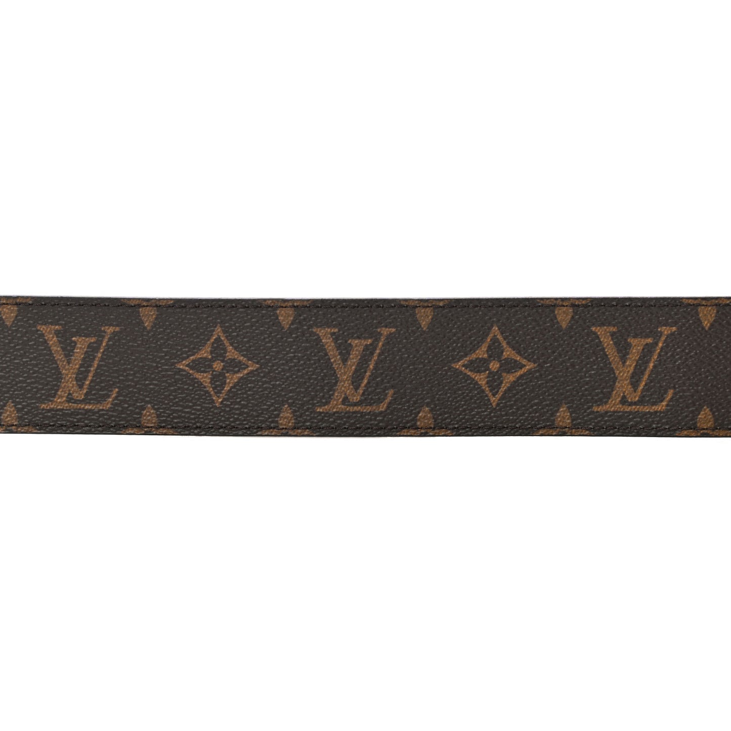 Calfskin Monogram 30mm LV Initiales Reversible Belt 80 32 Black